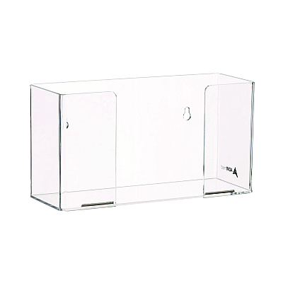 AdirMed Acrylic Glove Dispenser, Single Box Capacity, 10.2 x 3.5 x 5.3, Clear (ALHI90201)