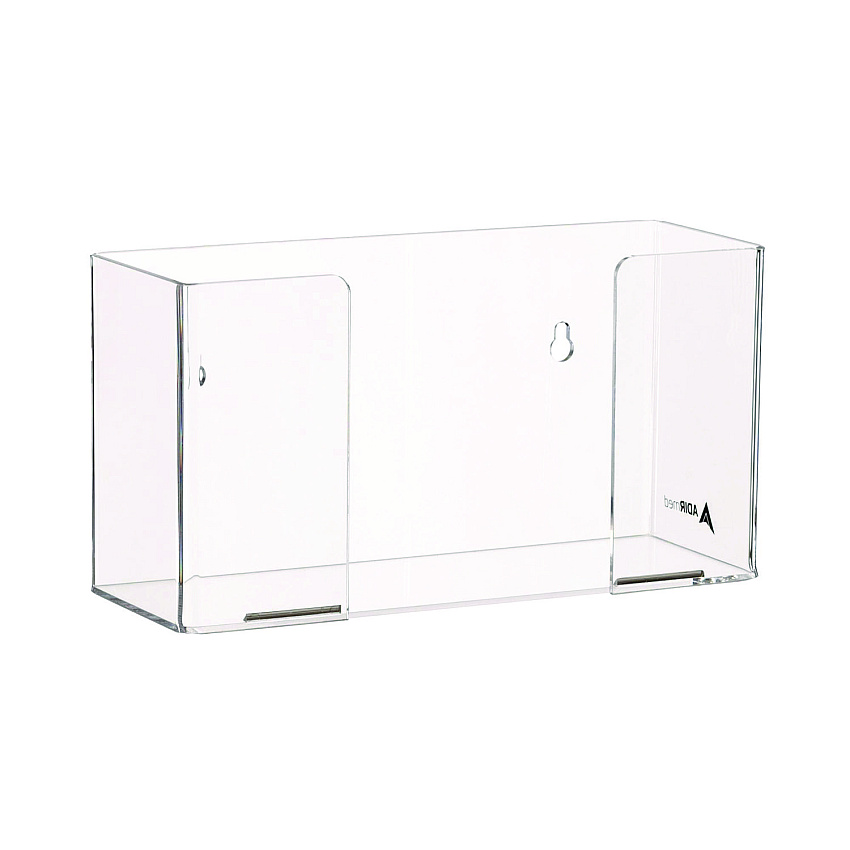 AdirMed Acrylic Glove Dispenser, Single Box Capacity, 10.2 x 3.5 x 5.3, Clear (ALHI90201)