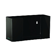 AdirMed Acrylic Glove Dispenser, Single Box Capacity, 10.2 x 3.5 x 5.3, Black (ALHI90201BLK)