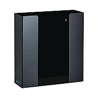 AdirMed Acrylic Glove Dispenser, Double Box Capacity, 10.2 x 3.5 x 10.8, Black (ALHI90202BLK)