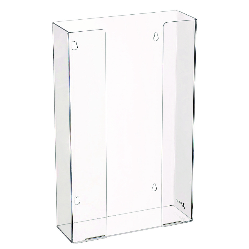 AdirMed Acrylic Glove Dispenser, Triple Box Capacity, 10.2 x 3.5 x 16.1, Clear (ALHI90203)