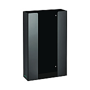AdirMed Acrylic Glove Dispenser, Triple Box Capacity, 10.2 x 3.5 x 16.1, Black (ALHI90203BLK)