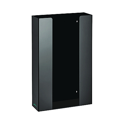 AdirMed Acrylic Glove Dispenser, Triple Box Capacity, 10.2 x 3.5 x 16.1, Black (ALHI90203BLK)
