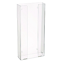AdirMed Acrylic Glove Dispenser, Quad Box Capacity, 10.2 x 3.5 x 21.1, Clear (ALHI90204)