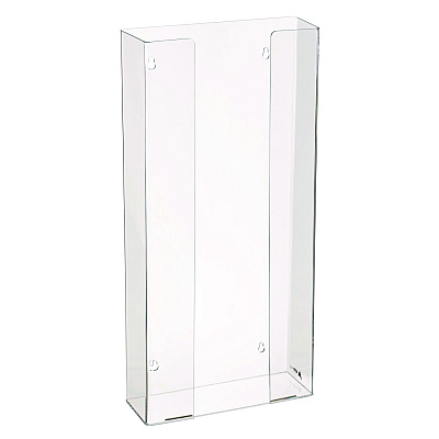 AdirMed Acrylic Glove Dispenser, Quad Box Capacity, 10.2 x 3.5 x 21.1, Clear (ALHI90204)