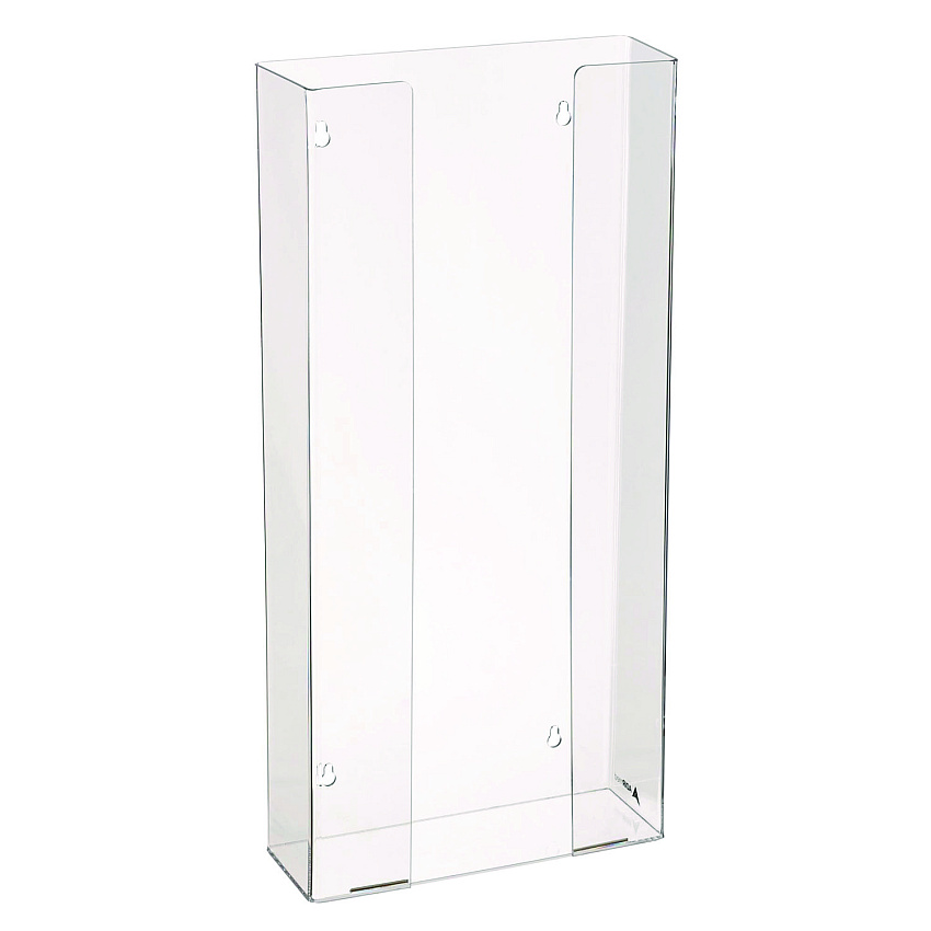 AdirMed Acrylic Glove Dispenser, Quad Box Capacity, 10.2 x 3.5 x 21.1, Clear (ALHI90204)
