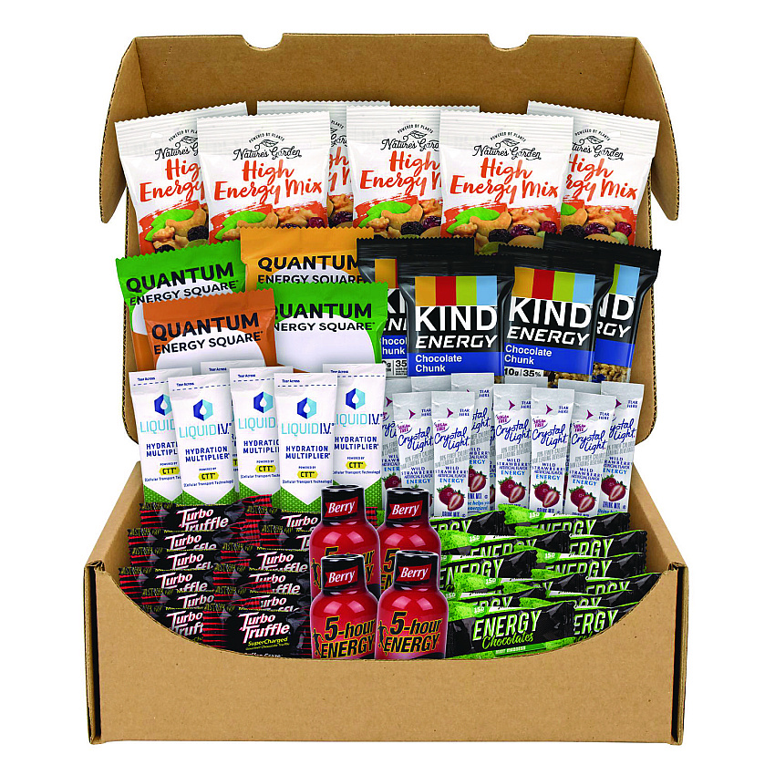 Snack Box Pros Energy Snack Box, 60 Assorted Snacks/Box (GRR70000164)