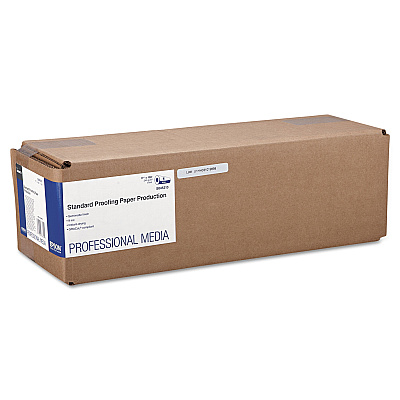 Epson Standard Proofing Paper Production, 9 mil, 17" x 100 ft, Semi-Matte White (EPSS045313)