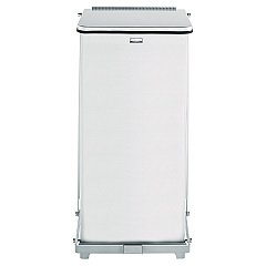Rubbermaid Commercial Defenders Heavy-Duty Steel Step Can, 6.5 gal, Stainless Steel (RCPST12SSPL)