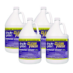 Simple Green Clean Finish Disinfectant Cleaner, 1 gal Bottle, Herbal, 4/CT (SMP01128)