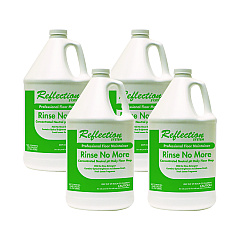 Theochem Laboratories Rinse-No-More Floor Cleaner, Lemon Scent, 1 gal, Bottle, 4/Carton (TOL445)