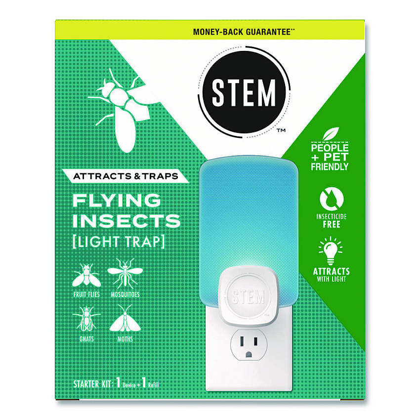 SC Johnson STEM Light Trap, with Refill, 4/Carton (372853)