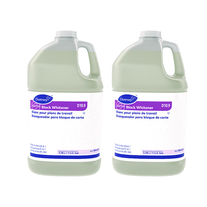 Diversey Suma Block Whitener, 1 gal Bottle, 4/Carton (DVO101109766)