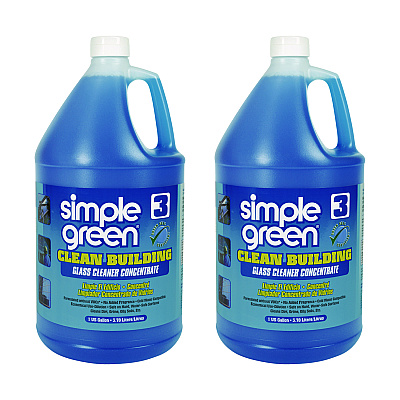 Simple Green Clean Building Glass Cleaner Concentrate, Unscented, 1gal Bottle (SMP11301)