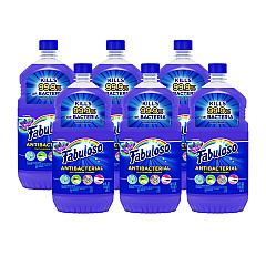 Fabuloso Antibacterial Multi-Purpose Cleaner, Lavender Scent, 48 oz Bottle, 6/Carton (CPC98573)
