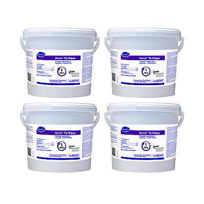 Diversey Oxivir TB Disinfectant Wipes, 11 x 12, White, 160/Bucket, 4 Buckets/Carton (DVO5627427)