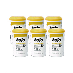 GOJO Pumice Hand Cleaner, Lemon Scent, 4.5 lb, 6/Carton (GOJ0915)