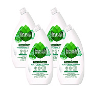 Seventh Generation Toilet Bowl Cleaner, Fresh Mint Scent, 24 oz Bottle, 4/Carton (SEV45166CT)
