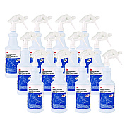 3M Ready-to-Use Glass Cleaner with Scotchgard, Apple, 32 oz Spray Bottle, 12/Carton (MMM85788CT)