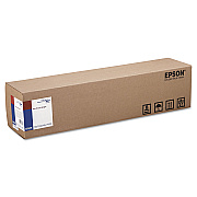 Epson Hot Press Bright Fine Art Paper Roll, 16 mil, 24" x 50 ft, Smooth Matte White (EPSS042334)