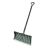 Suncast Commercial Steel Core Snow Pusher with Wear Strip, 24" Wide, 57.55" Long, 6/Carton (SUASP2450)