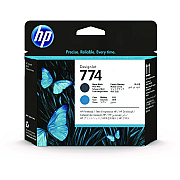 HP 774 (P2W01A) Photo Black/Cyan Original Printhead