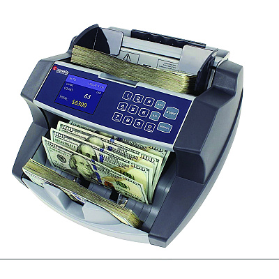 Cassida 6600 UV/MG Top Loading Bill Counter, 1,400 Bills/min, 10.2 x 11 x 8.1, Gray (CIA6600UVMG)