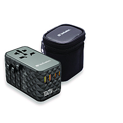 Verbatim UTA-06 Gan III Universal Travel Adapter, (2) USB-A/(2) USB-C/Quick Charge 4+ (VER32121)