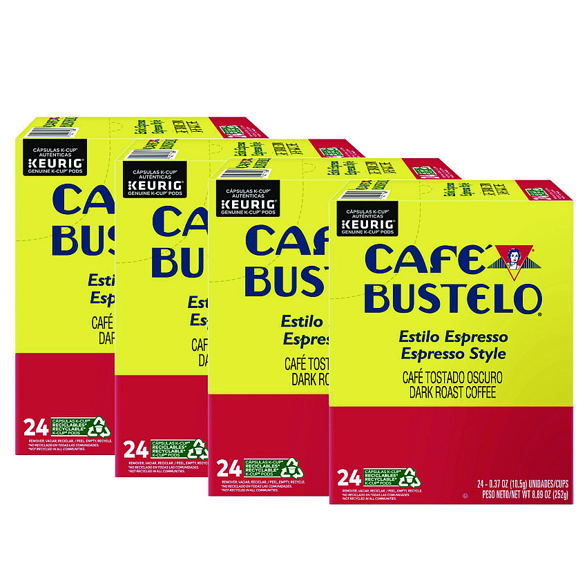 Cafe Bustelo Espresso Style K-Cups, 96/Carton (GMT6106CT)