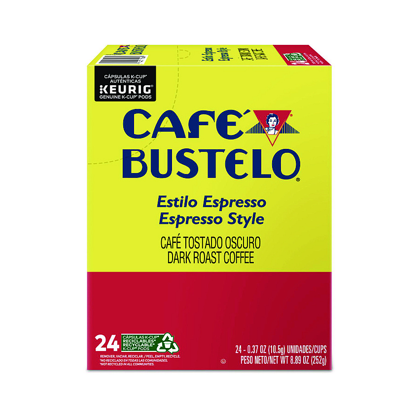 Cafe Bustelo Espresso Style K-Cups, 24/Box (GMT6106)