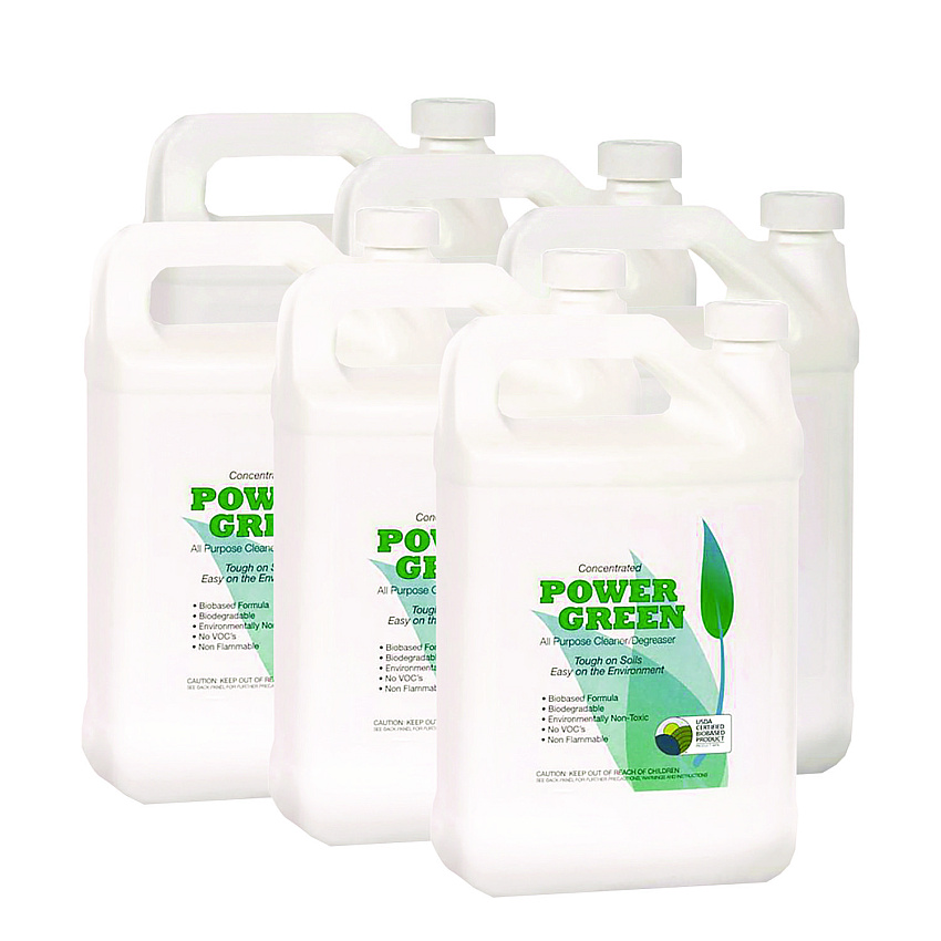 AbilityOne 7930013738848, SKILCRAFT Power Green Cleaner/Degreaser, 1 gal Bottle, 6/Carton