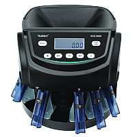 Kolibri KCS-2000 Coin Sorter, 300 Coins/min, 10 x 11.6 x 13.6, Black
