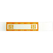 CONTROLTEK Currency Straps, $10 Bill, $1,000, Self-Adhesive, 1,000/Pack (CNK560020)