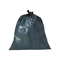 Heritage Linear Low-Density Can Liners, 60 gal, 1.2 mil, 44" x 56", Black, 100/Carton (HERH8856SH)