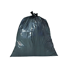 Heritage Linear Low-Density Can Liners, 60 gal, 1.2 mil, 44" x 56", Black, 100/Carton (HERH8856SH)