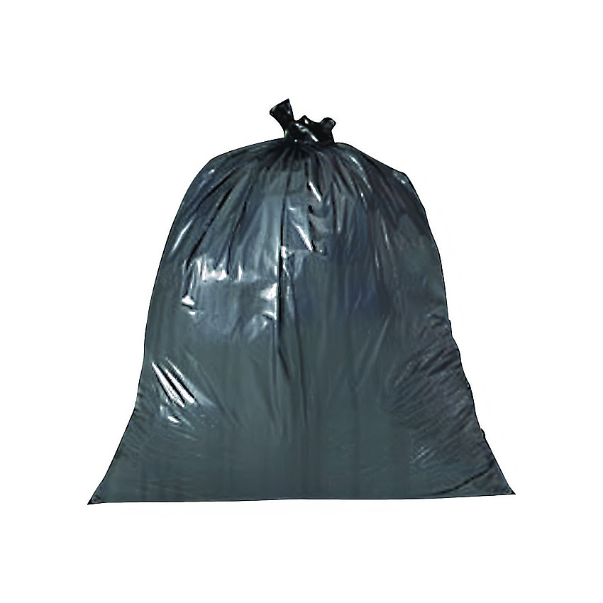 Heritage Linear Low-Density Can Liners, 60 gal, 1.2 mil, 44" x 56", Black, 100/Carton (HERH8856SH)