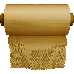ipg HexcelWrap Kraft Paper Cushioning Roll, 15.25" x 840 ft, Brown Kraft (IPGH1002)