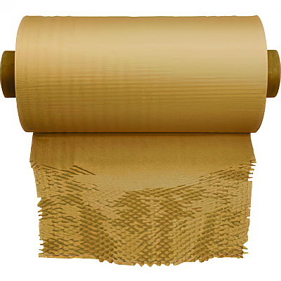 ipg HexcelWrap Kraft Paper Cushioning Roll, 15.25" x 840 ft, Brown Kraft (IPGH1002)