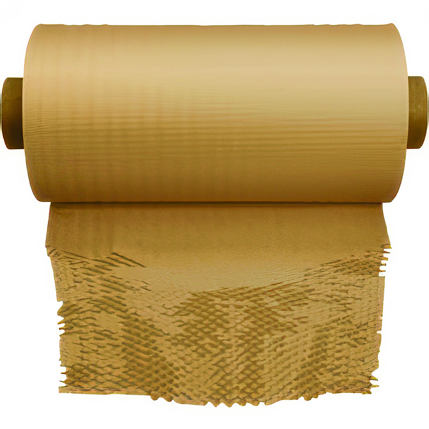 ipg HexcelWrap Kraft Paper Cushioning Roll, 15.25" x 840 ft, Brown Kraft (IPGH1002)