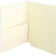 Medical Arts Press End Tab Pocket Folder, Straight Tabs, Letter Size, Manila, 50/Box (MAQ31459)