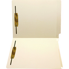 Medical Arts Press Recycled Heavy-Duty Reinforced End Tab File Folder, 1/3-Cut Tabs, Letter Size, 1" Expansion, Manila, 50/Box (MAQ33064)