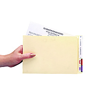 Medical Arts Press Compact File Pocket, Top Tabs, Manila, 100/Box (MAQ51453)