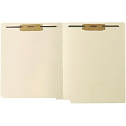 Medical Arts Press End Tab Fastener File Folder with Mylar Spine, 0.75" Expansion, 2 Fasteners, Letter Size, Manila Exterior, 50/Box (MAQ52371)
