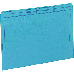 Medical Arts Press Patient File Pocket, Letter Size, Blue, 50/Box (MAQ59547BL)