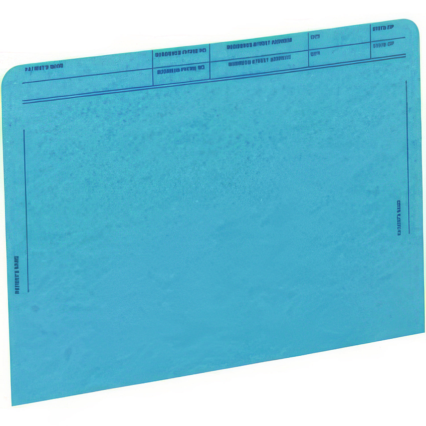 Medical Arts Press Patient File Pocket, Letter Size, Blue, 50/Box (MAQ59547BL)