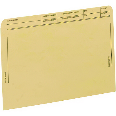 Medical Arts Press Patient File Pocket, Letter Size, Tan, 50/Box (MAQ59547TN)