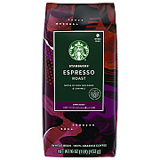 Starbucks Whole Bean Coffee, Dark Espresso Roast, 16 oz Bag (SBK11017855)