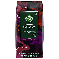 Starbucks Whole Bean Coffee, Dark Espresso Roast, 16 oz Bag (SBK11017855)