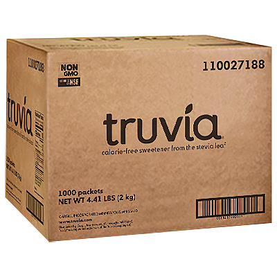Truvia Natural Sugar Substitute, 0.07 oz Packet, 1,000 Packets/Carton (TRUBBD02057)