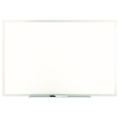TRU RED Melamine Dry Erase Board, 36 x 24, White Surface, Gray/Silver Aluminum Frame (TUDTR59355)